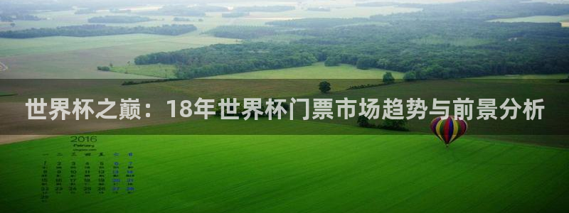 世界杯预赛赛程：世界杯之巅：18年世界杯门票市场趋势与前景分析
